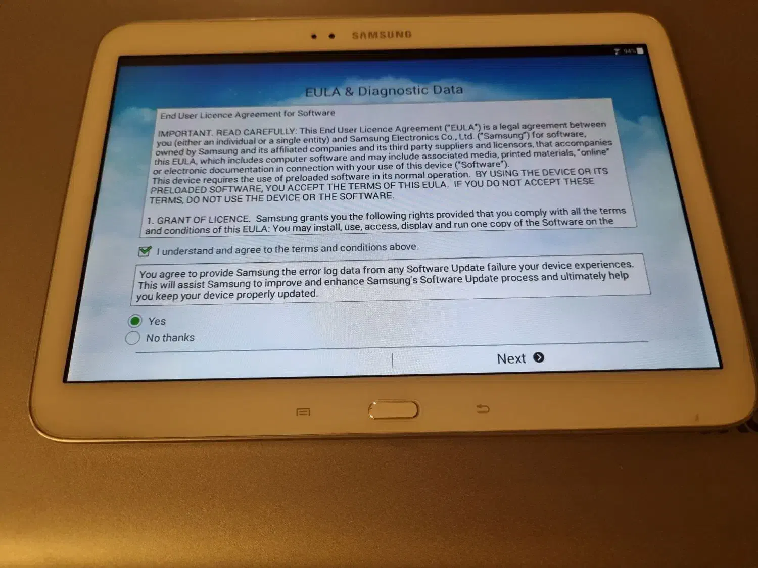 تبلت galaxy tab 3 سامسونگ|تبلت|تهران, هروی|دیوار