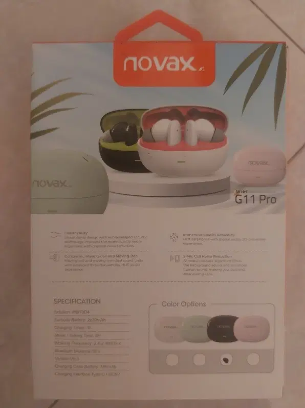 Earbuds novax G11 pro . هنذفری بلوتوثی|لوازم جانبی موبایل و تبلت|تهران, هوانیروز|دیوار