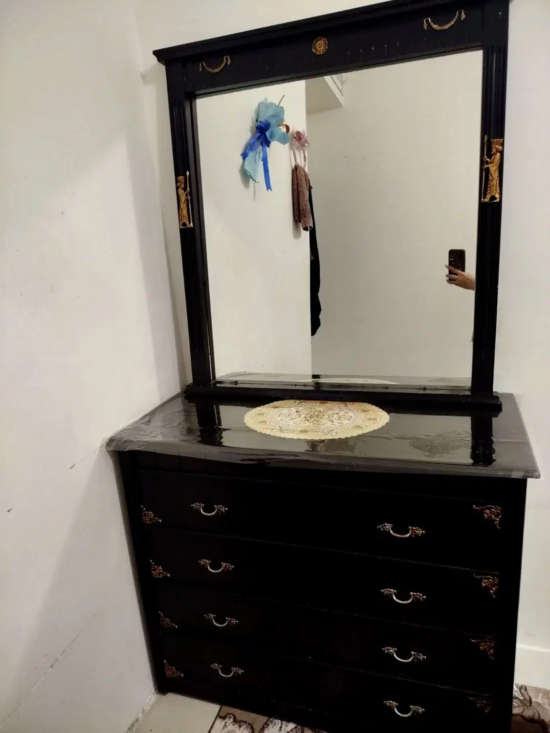 تختخواب همراه درآور وپاتختی|تخت و سرویس خواب|محمدیه-قزوین, |دیوار