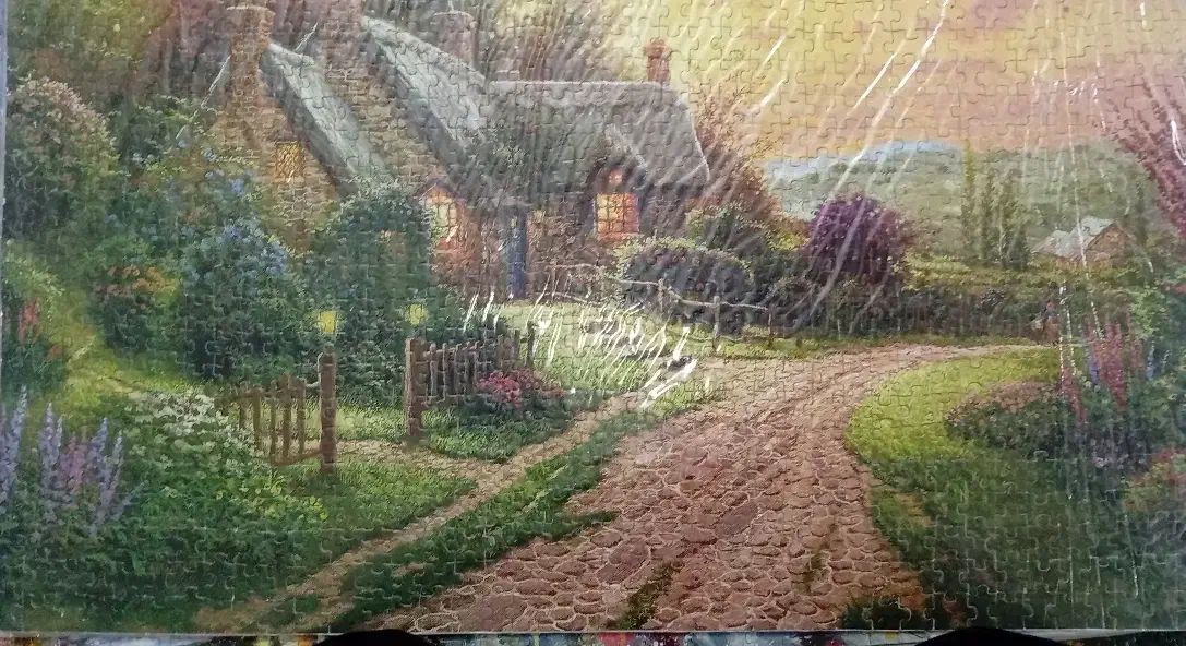 تابلو پازل زیبا روی کاغذ چسبیده|تابلو، نقاشی، عکس|تهران, سجاد|دیوار