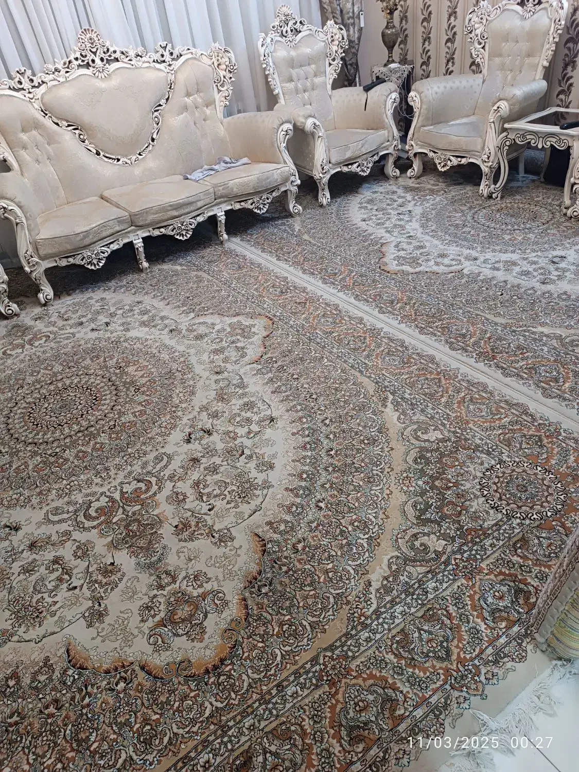 فرش ۱۲ متری ، ۳در۴ ، ۳*۴|فرش|مشهد, چهارچشمه|دیوار