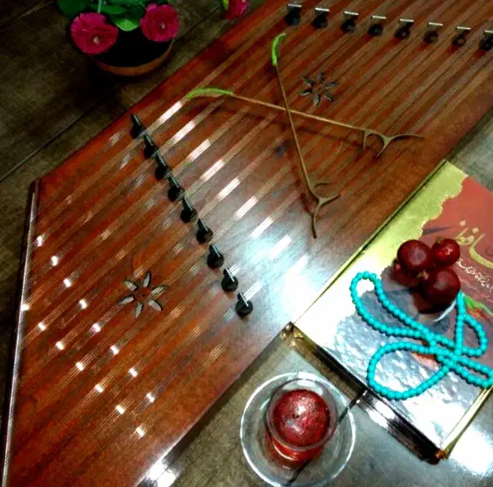 سنتور تک مهر|سازهای سنتی|رشت, کوی مهر|دیوار