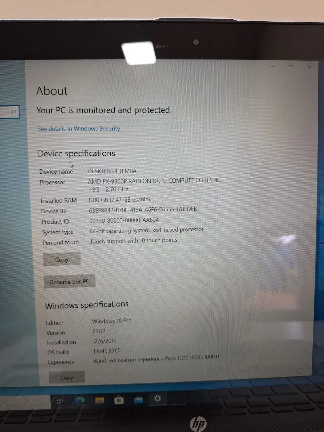 لپتاپ اچ پی X360 15|رایانه همراه|تهران, سنائی|دیوار
