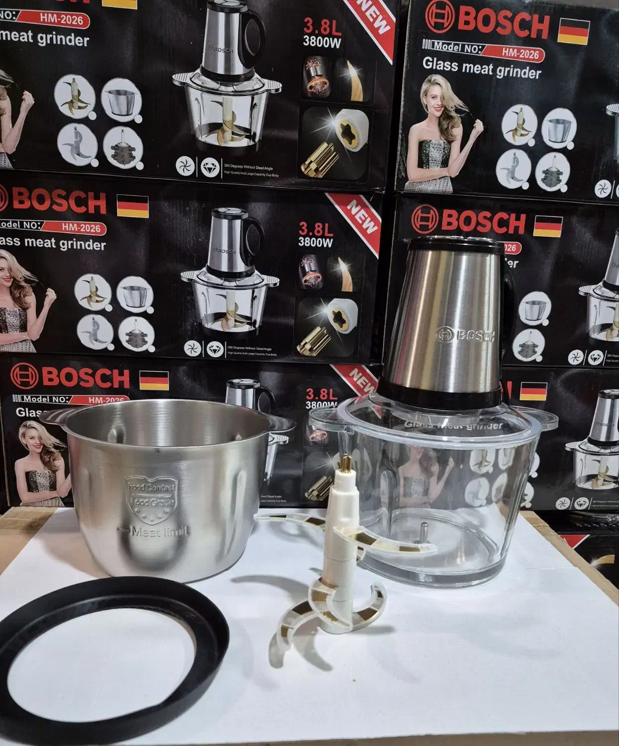 خردکن دوکاسه بوش تا آخر امشب به علت جمع آوری|خردکن، آسیاب، غذاساز|تبریز, |دیوار