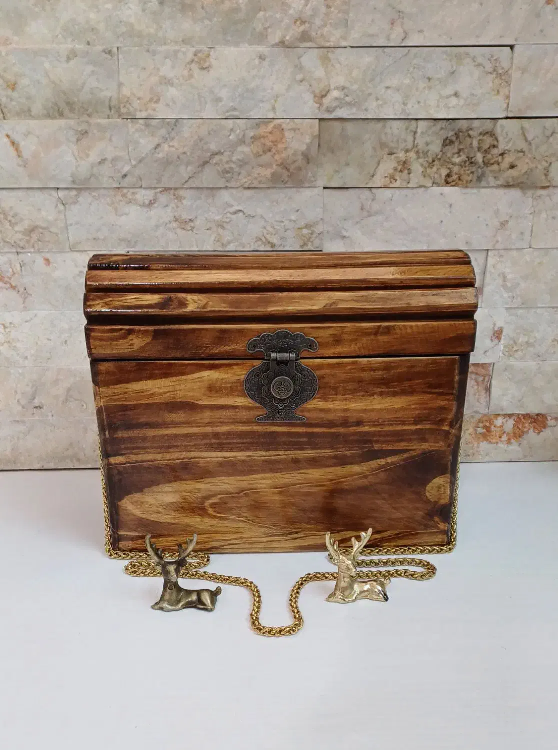 کیف شیک و با کلاس چوبی|کیف، کفش، کمربند|قم, باسکول|دیوار