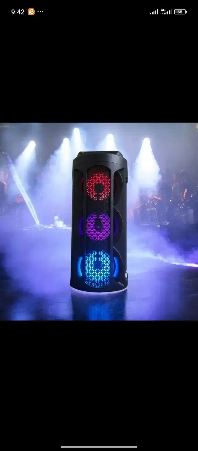 اسپیکر بلوتوثی قابل حمل با میکروفون و کنترول|پخشکننده همراه|شاهرود, |دیوار