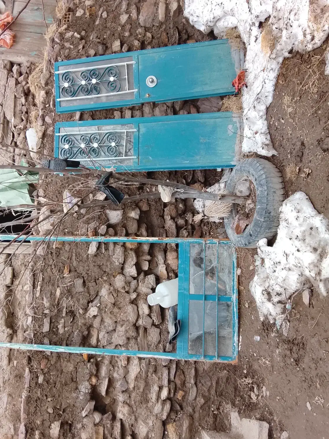 درب دو طاقه|مصالح و تجهیزات ساختمان|خلخال, |دیوار