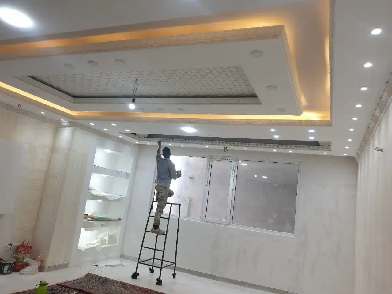 نقاشی ساختمان.تعمیرات.گچکاری.خورده کاری. بلکا|خدمات پیشه و مهارت|کرمانشاه, |دیوار