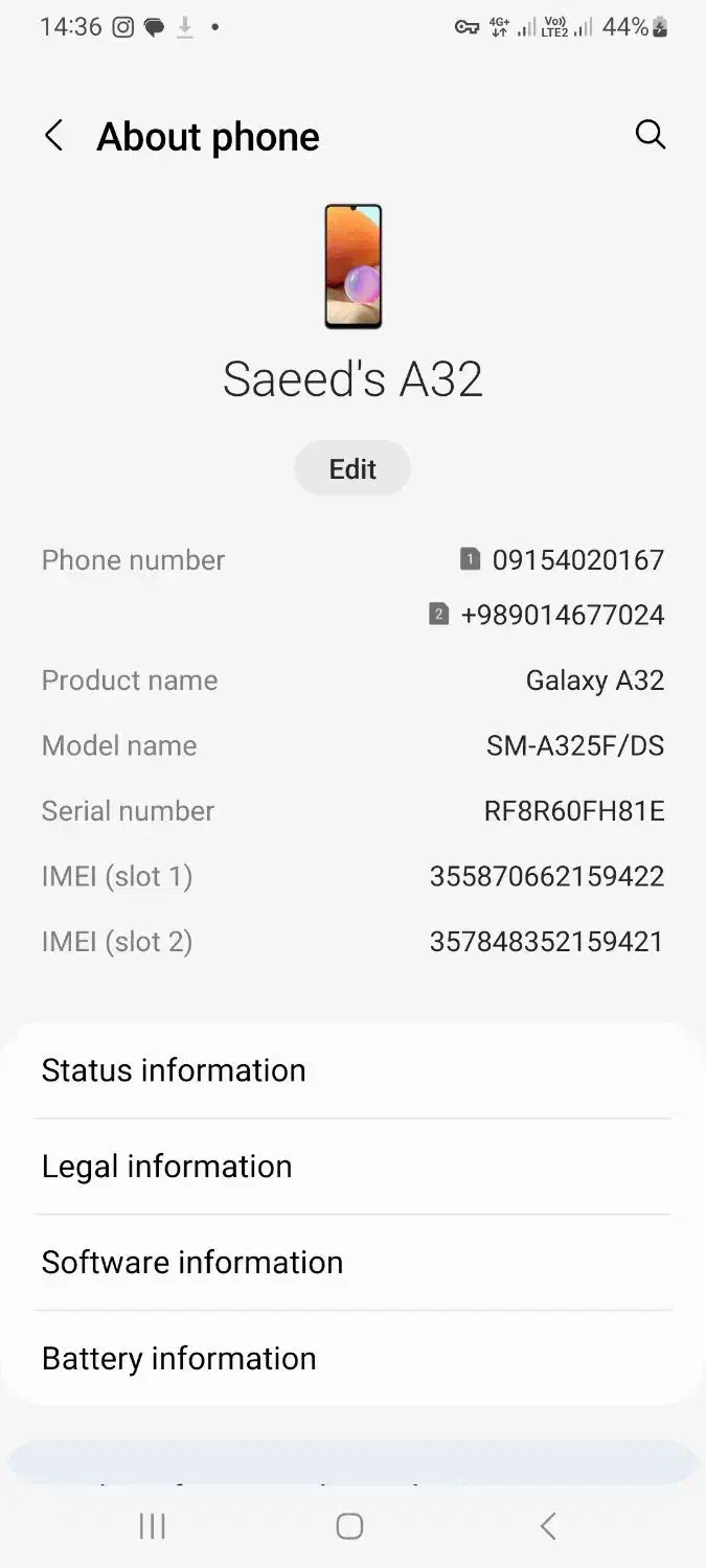 گوشی کار کرده a32|موبایل|مشهد, سناباد|دیوار