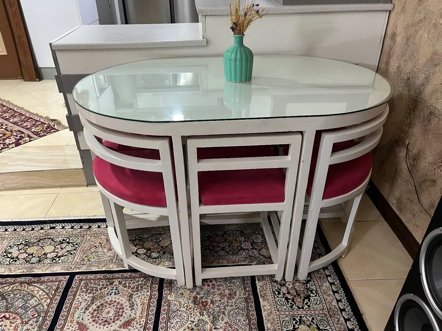 میز ناهار خوری کم جا|میز و صندلی غذاخوری|مشهد, حیدرآباد|دیوار