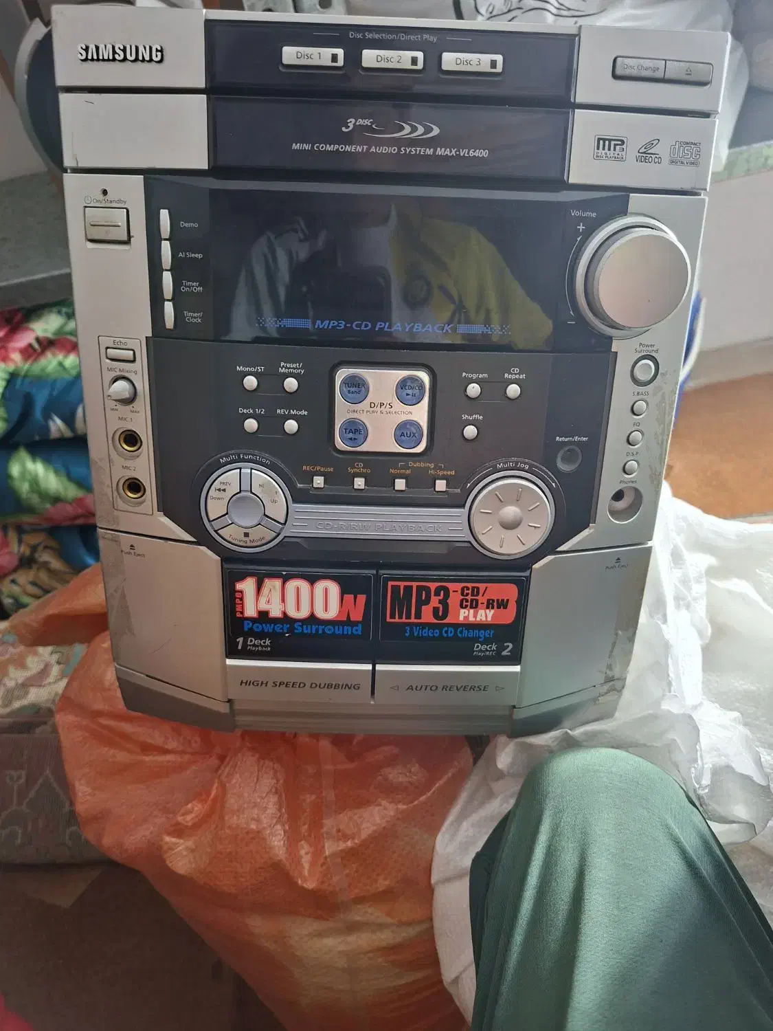 ضبط سه دیسک سامسونگ اصل|سیستم صوتی خانگی|چابکسر, |دیوار