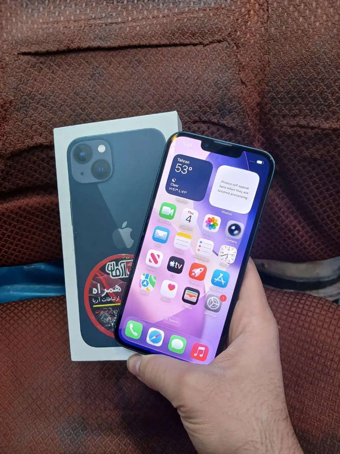 آیفون 13 نرمال حافظه 128 گیگ ZZA|موبایل|تهران, صد دستگاه|دیوار