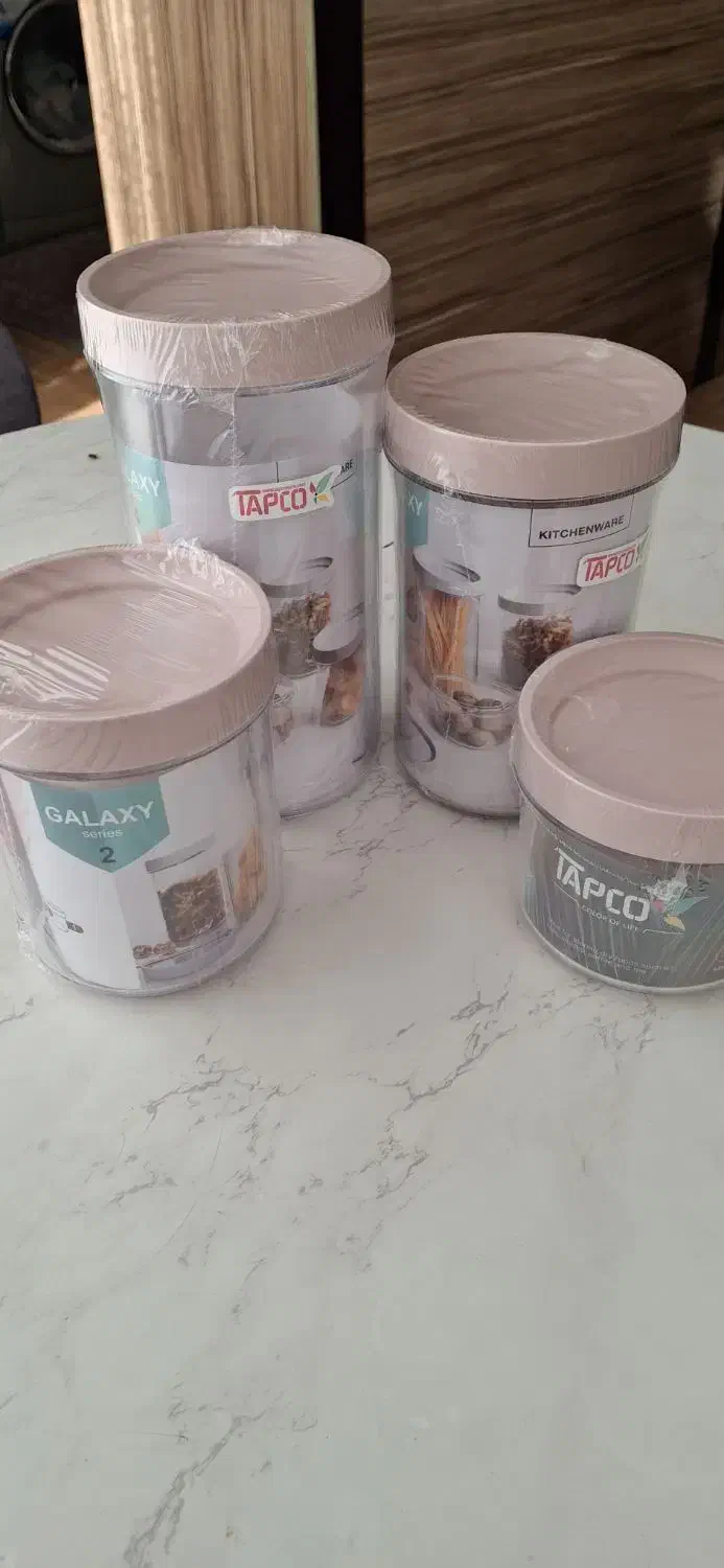 بانکه های آشپزخانه مارک تاپکو|ظروف نگهدارنده، پلاستیکی، یکبارمصرف|تبریز, |دیوار