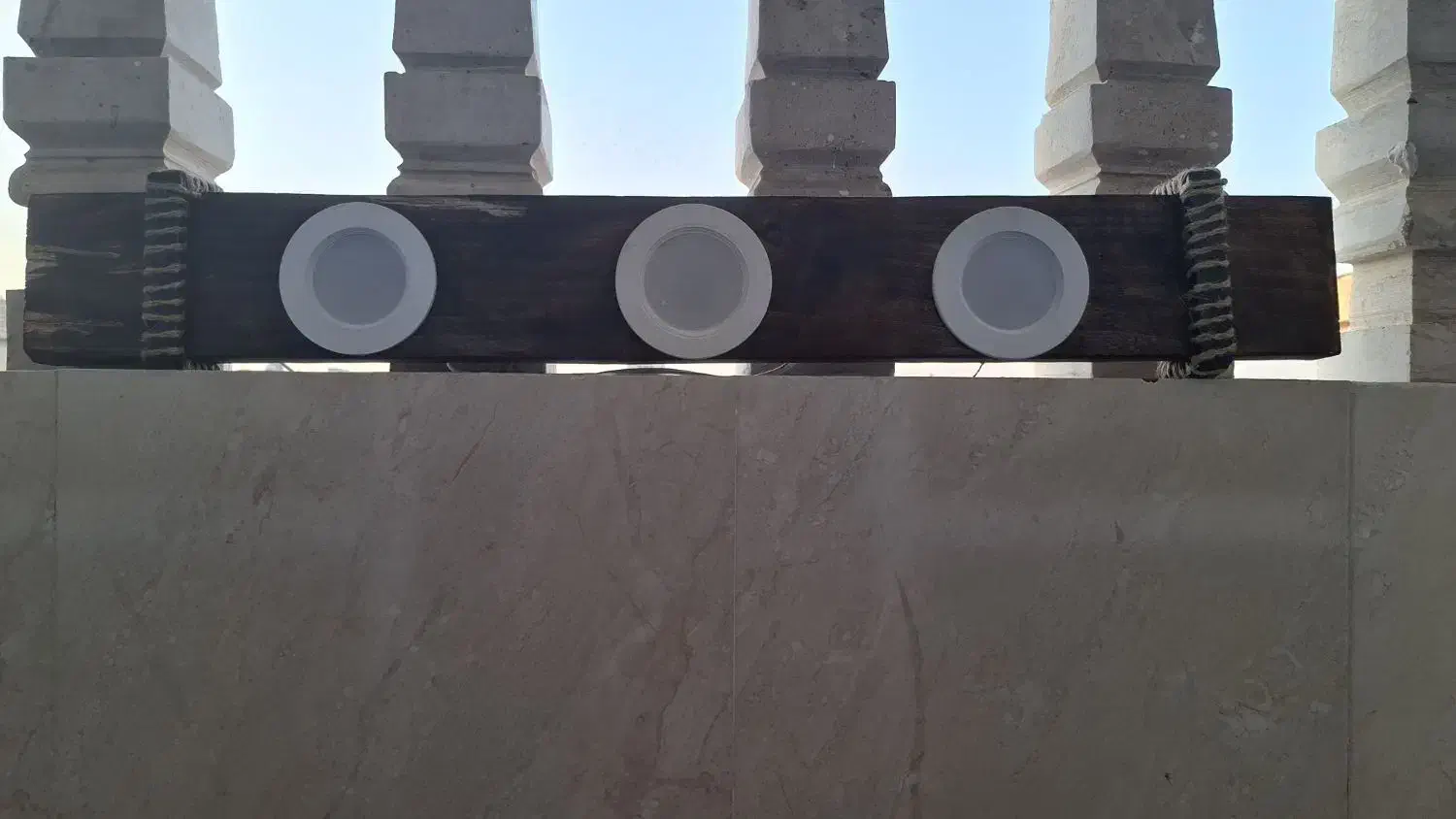 لوستر چوبی و چراغ خواب چوبی|لوستر و چراغ آویز|مشهد, شهرک بهارستان|دیوار