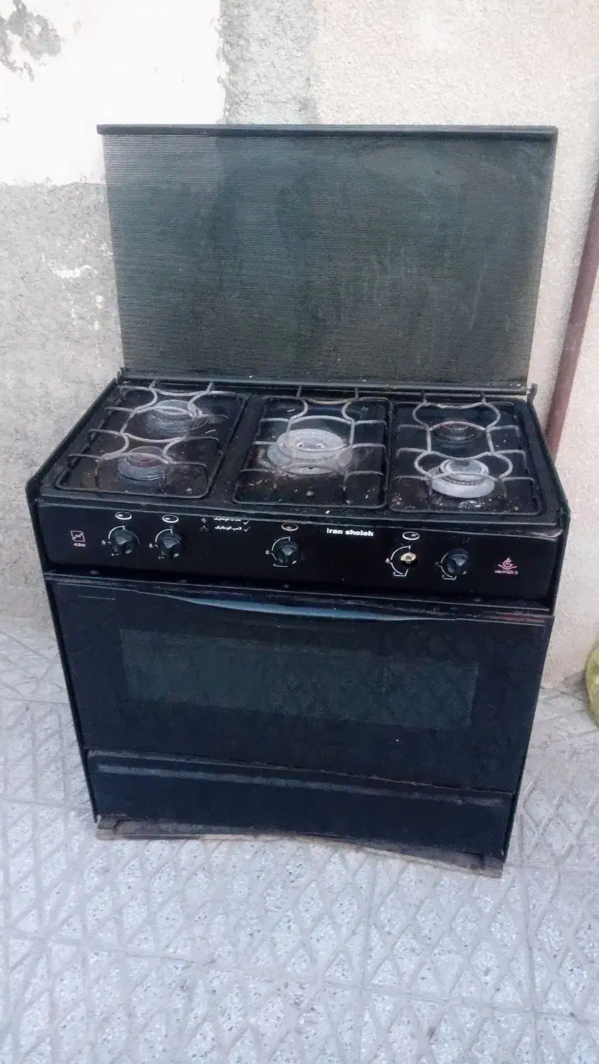 اجاقگاز پنج شعله طرح فر|اجاق گاز و لوازم برقی پختوپز|تربتحیدریه, حیدرآباد|دیوار