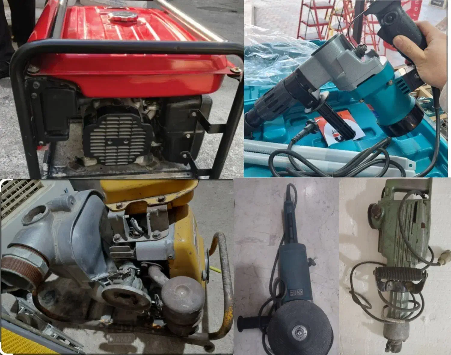 اجاره موتور اب کفکش جک سقفی پیکور دریل فرز|مصالح و تجهیزات ساختمان|نورآباد, |دیوار