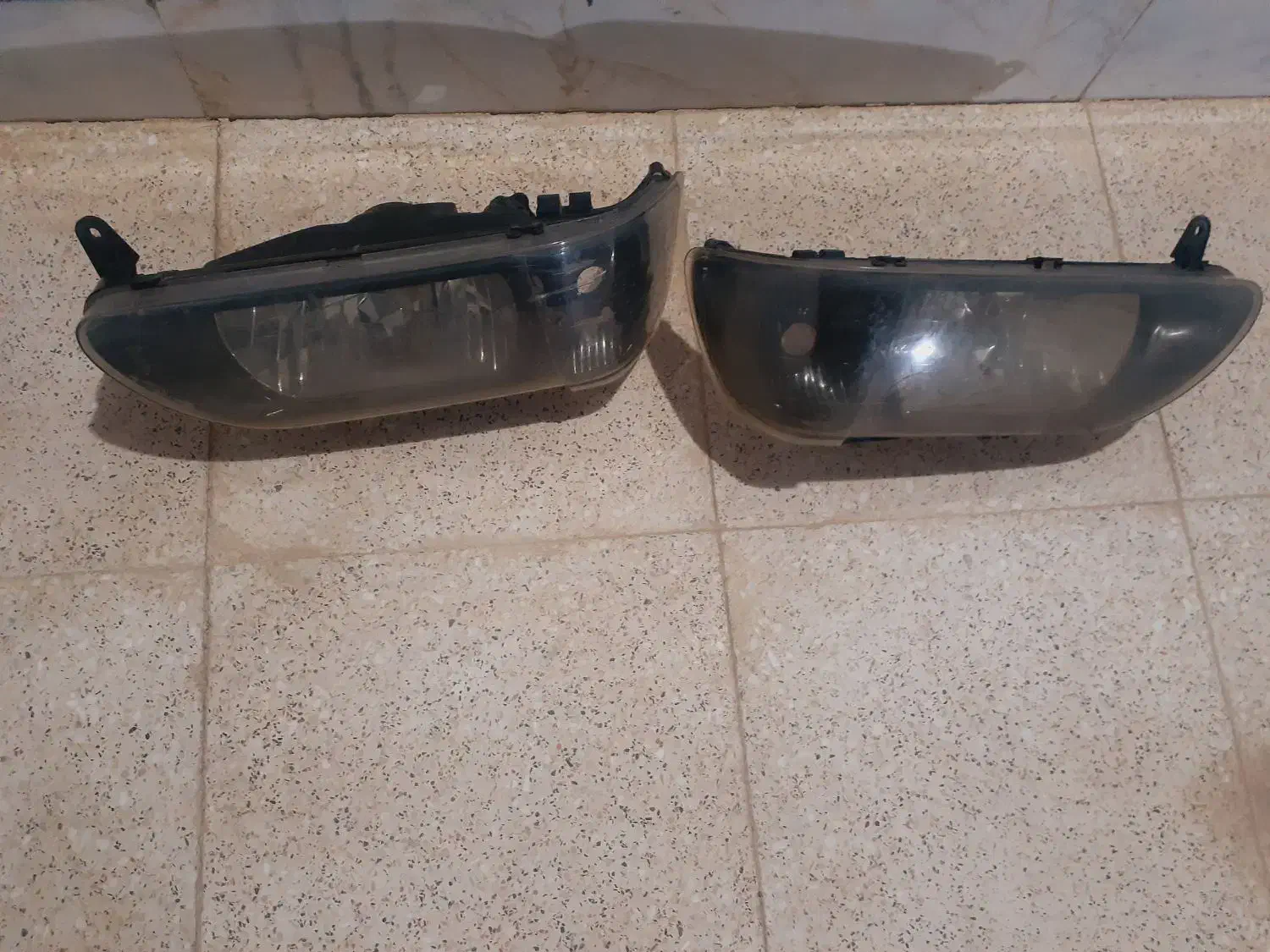 یه جفت چراغ جلو دودی پراید .|قطعات یدکی و لوازم جانبی|زنجان, |دیوار