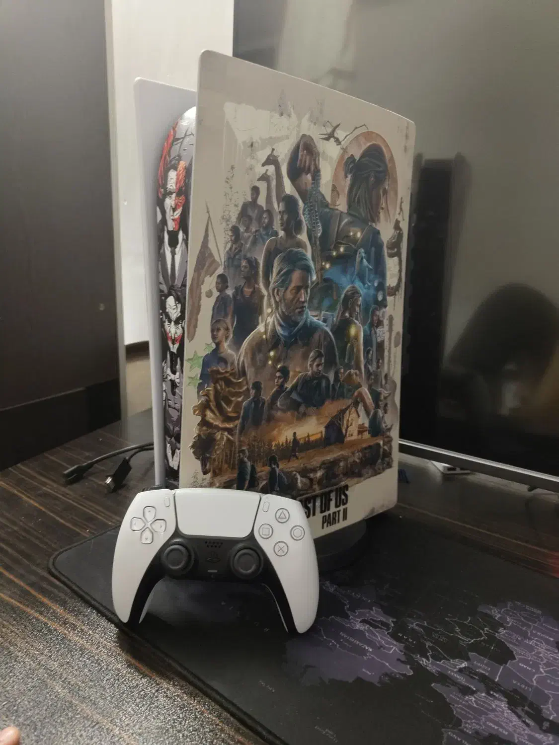 ps5 دو دسته همراه با هدفون|کنسول، بازی ویدئویی و آنلاین|آبادان, |دیوار