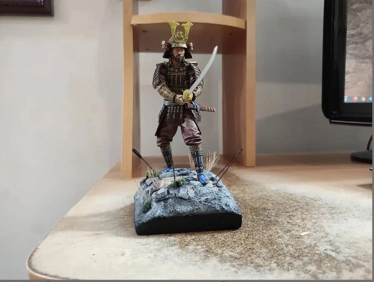 ماکت فیگور سامورائی|مجسمه، تندیس، ماکت|اصفهان, بهارستان|دیوار