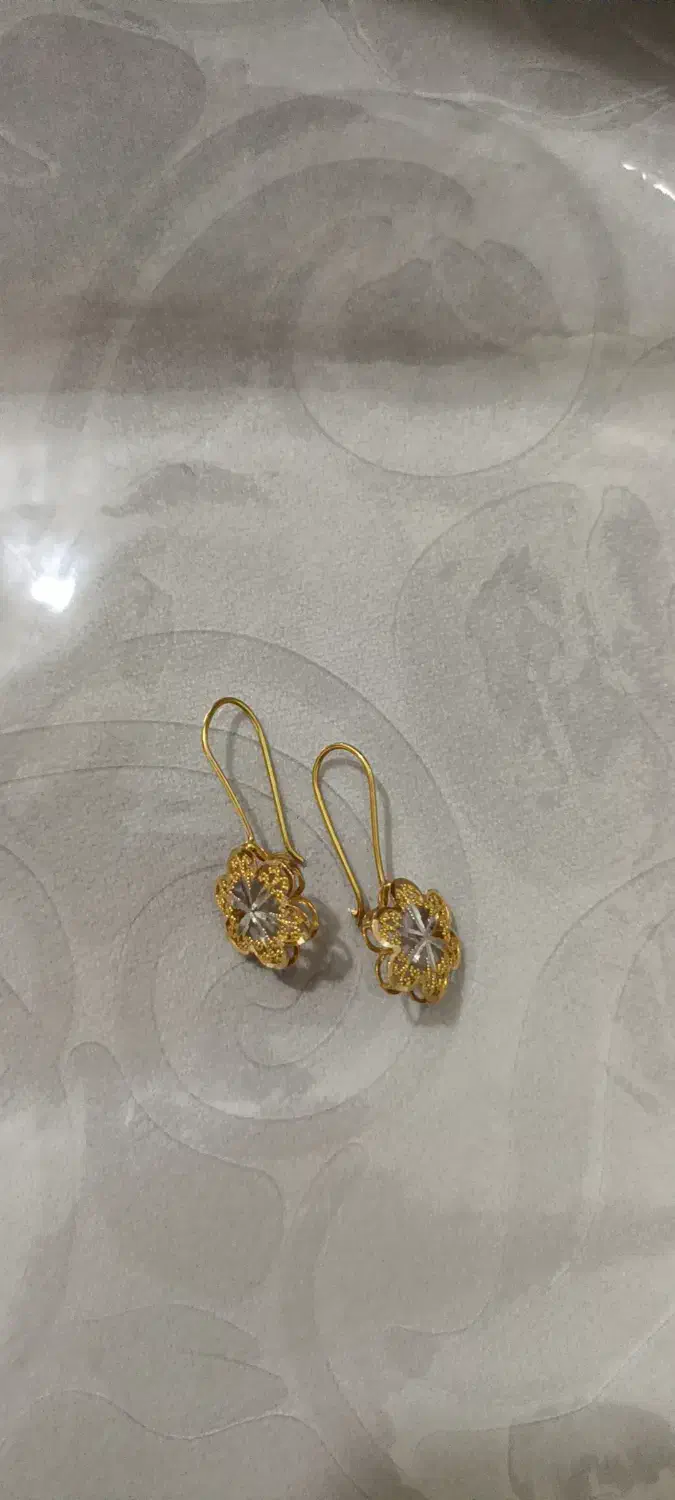 طلا گوشواره زنجیر|جواهرات|اهواز, کمپلو جنوبی|دیوار