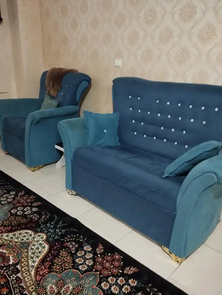 مبل ۷نفره|مبلمان خانگی و میز عسلی|رشت, کوی مهر|دیوار