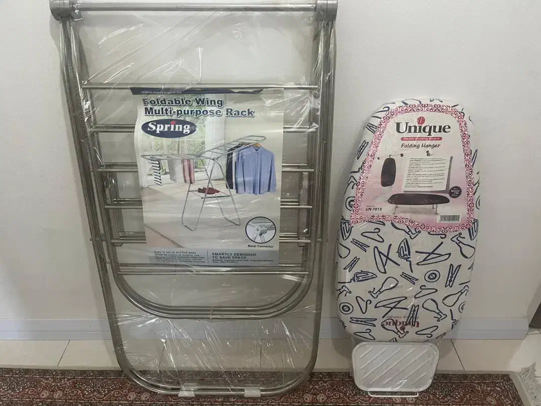 میز اتو یونیک رخت آویز اسپرینگ آکبند(مناسب جهیزیه)|بندرخت و رختآویز|همدان, |دیوار