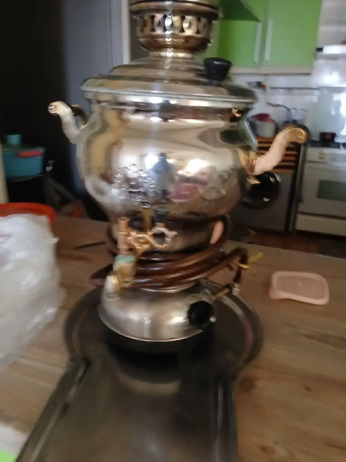 سماور گاز ی ۴ لیتری|سماور، چایساز، قهوهساز|تبریز, |دیوار