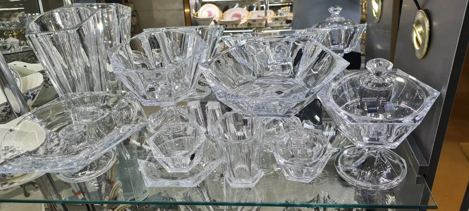 کریستال قیمت شوش|ظروف سرو و پذیرایی|یزد, |دیوار