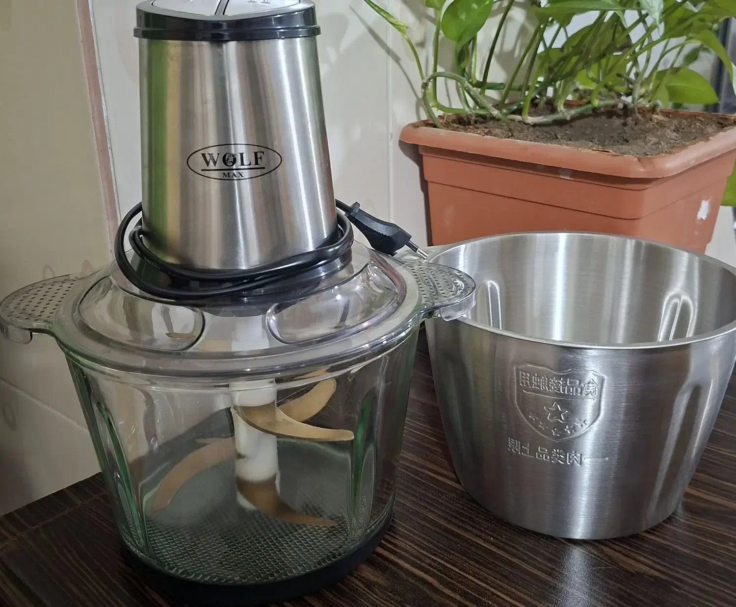 خردکن ولف ۲ کاسه ۱۲۰۰وات ۳ لیتر|خردکن، آسیاب، غذاساز|محمدشهر, محمدشهر|دیوار