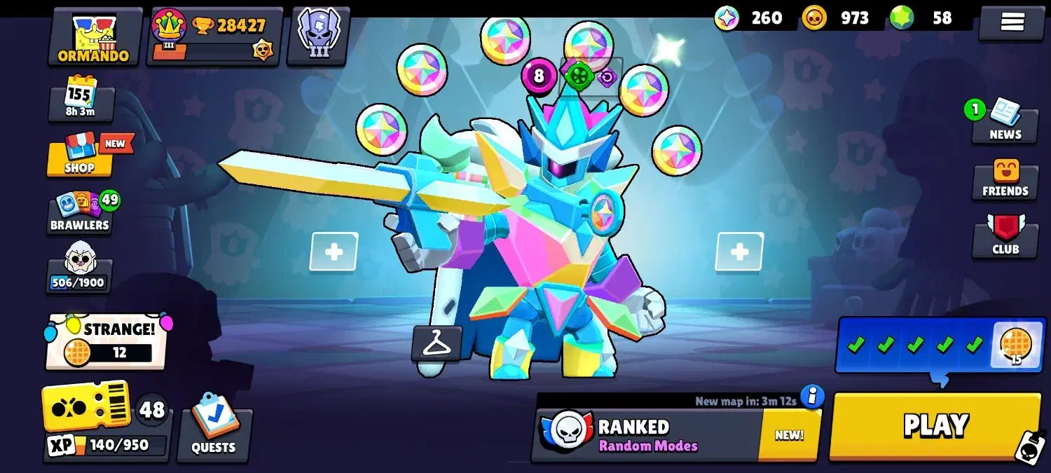 اکانت براول استارز به همراه یک کلش آف کلنز چنج میش|کنسول، بازی ویدئویی و آنلاین|شیراز, شریف‌آباد|دیوار