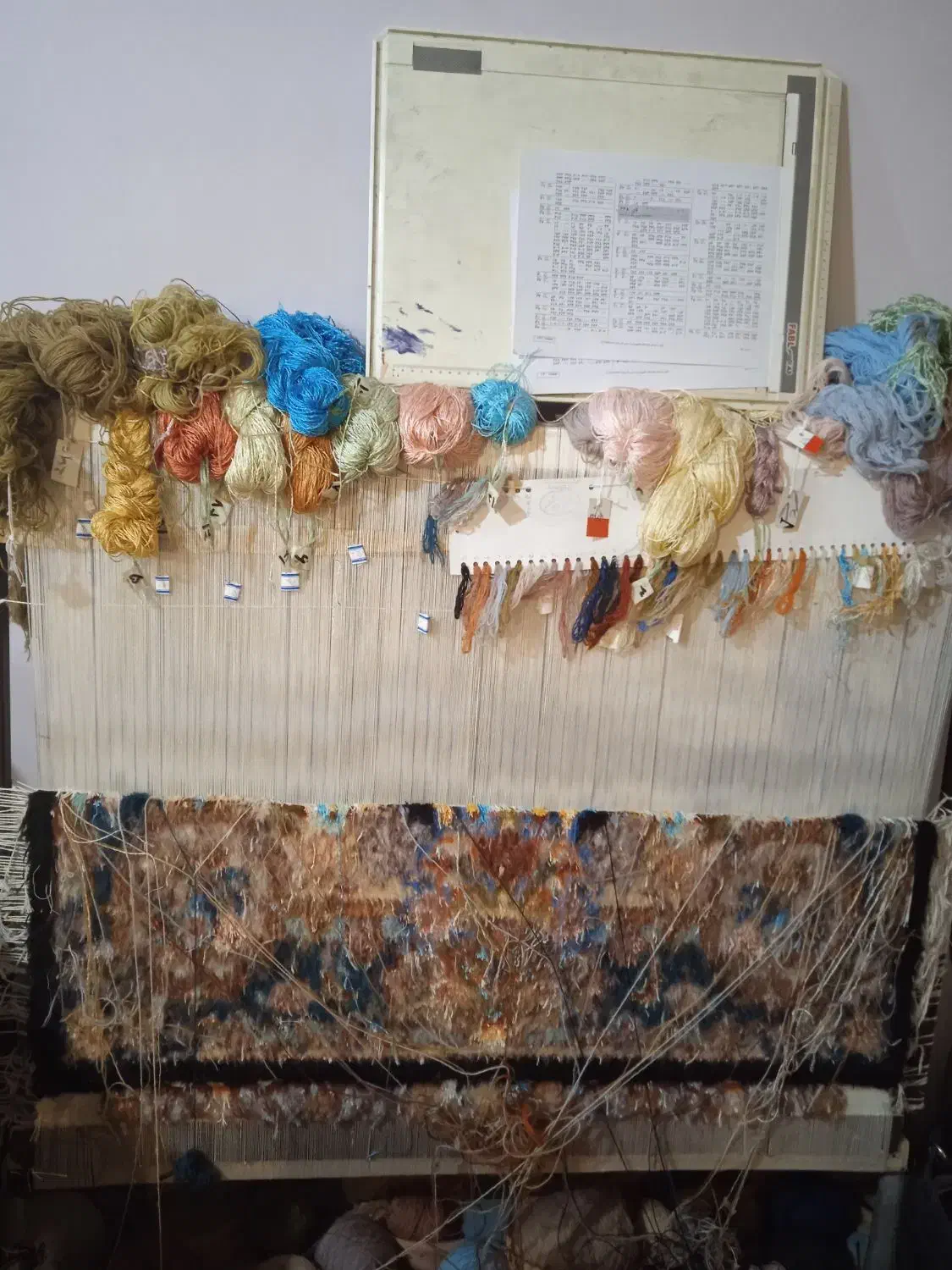 فرش ذرونیم ،ابریشم|فرش|ارومیه, |دیوار