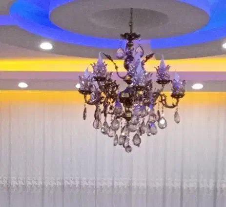 لوستر برنجی اصل|لوستر و چراغ آویز|محمدیه-قزوین, |دیوار