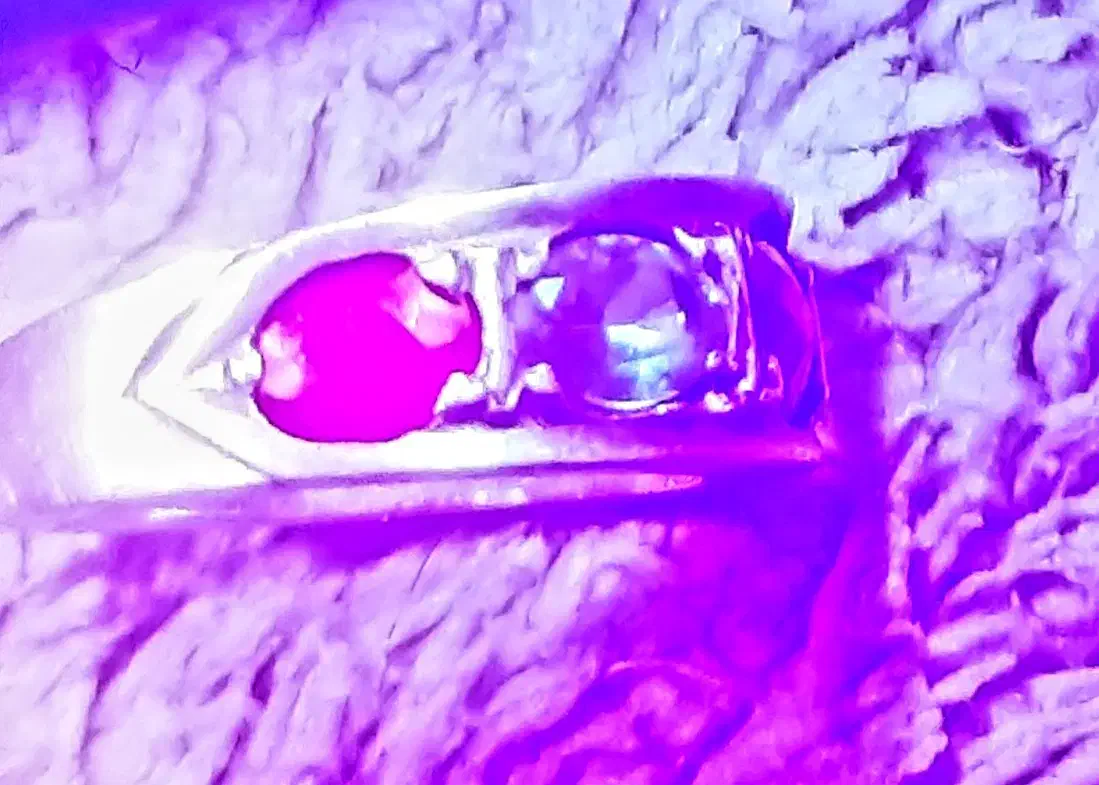 انگشتر گارنت زبرجد یاقوت برمه عتیقه|جواهرات|تهران, فرمانیه|دیوار