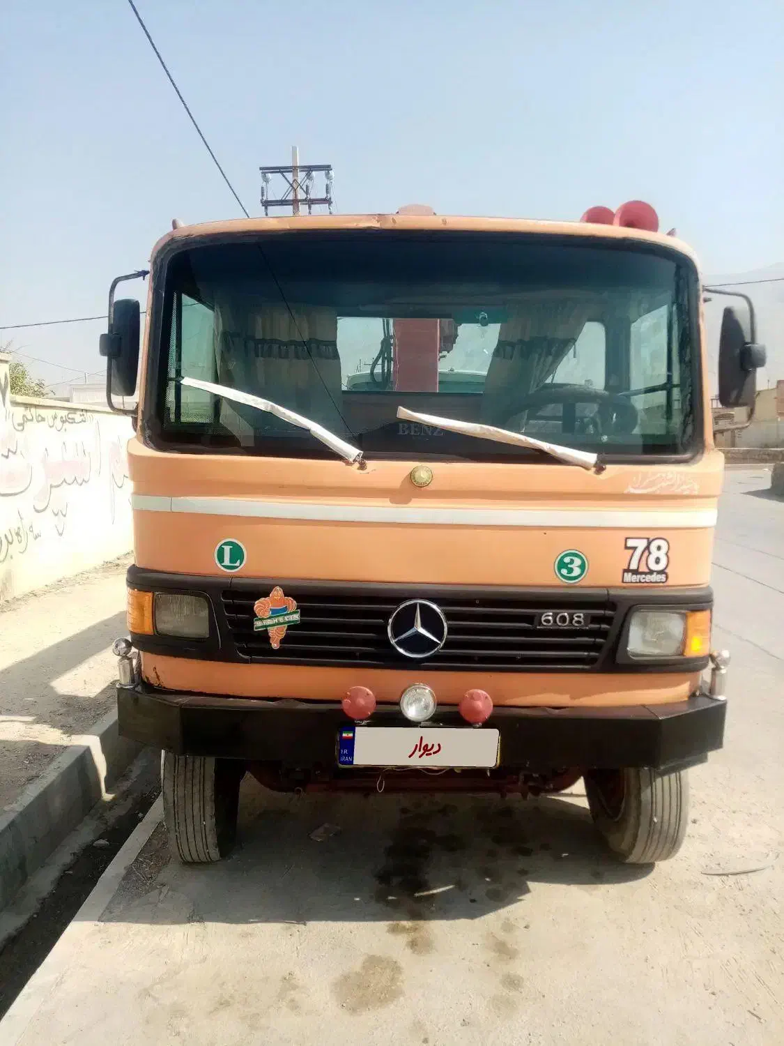 فروش بنز خاور جرثقیل 3/5 تن|خودرو سنگین|فیروزآباد (فارس), |دیوار