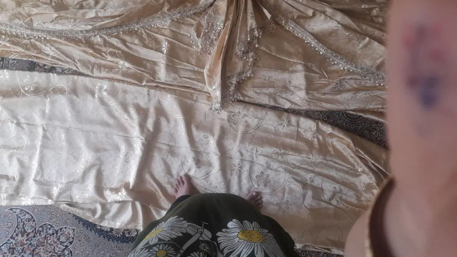 پرده حریر|پرده، رانر، رومیزی|برخوار, |دیوار