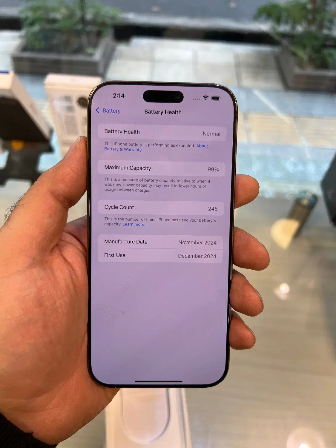 ایفون ۱۶ پرومکس رنگ جذاب desert titanium|موبایل|ساری, |دیوار