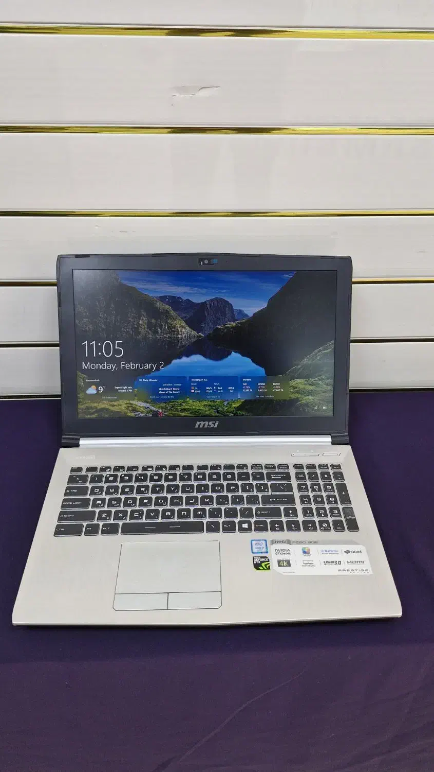 لپ تاپ کارکرده MSI GAMING|رایانه همراه|صحنه, |دیوار