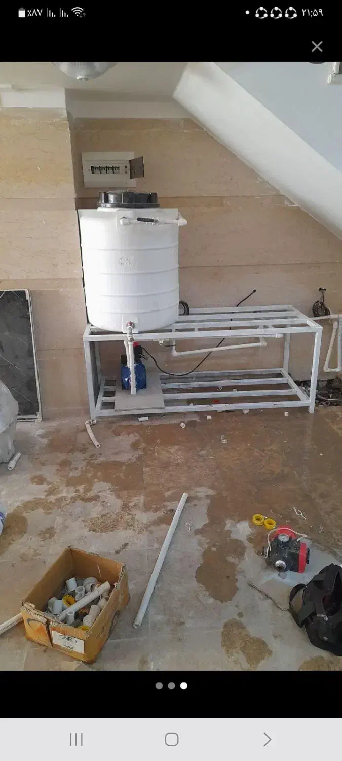 لوله کشی آب وفاضلاب وبرق ونصب ابشیرین کن وپمپ|خدمات پیشه و مهارت|قم, کلهری|دیوار