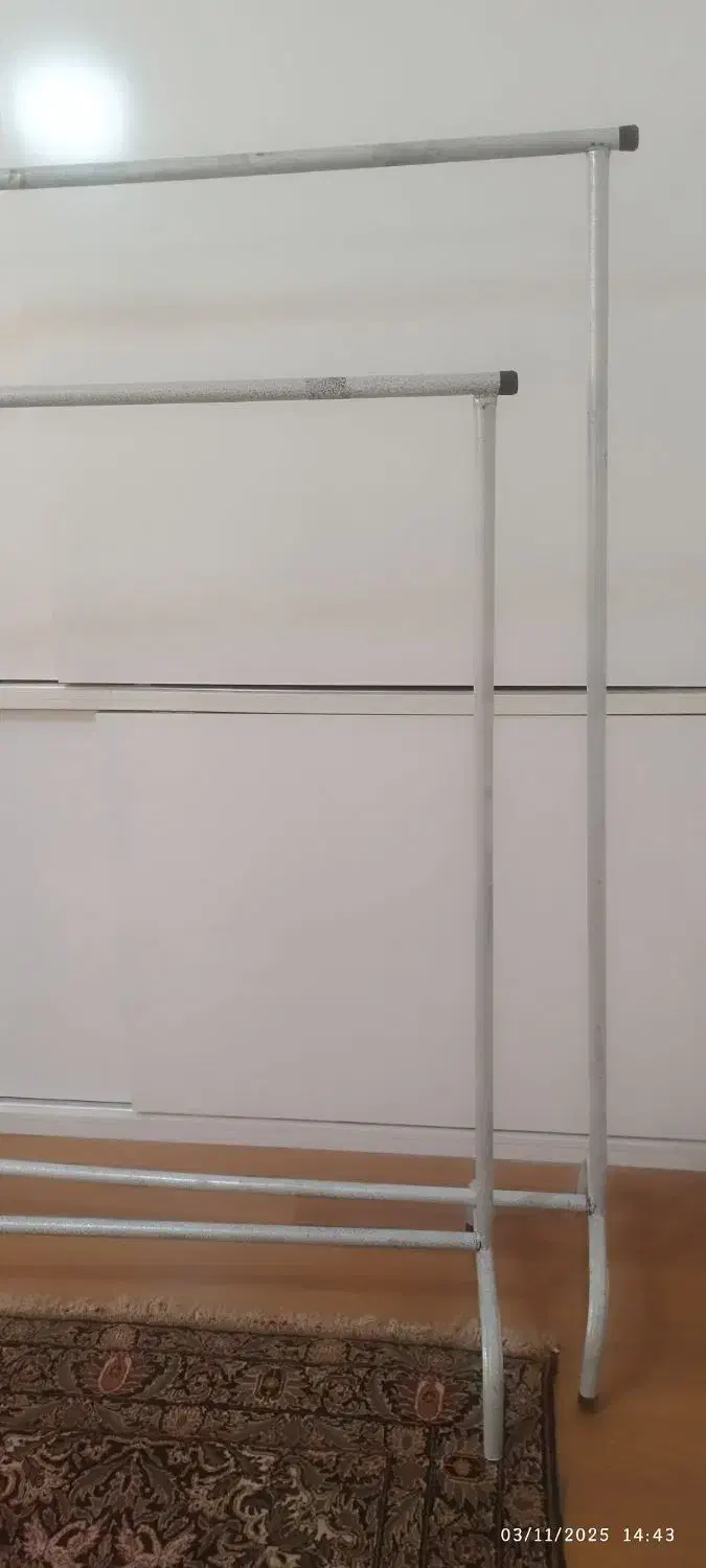 رگال لوله ای فلزی دو عدد با هم|فروشگاه و مغازه|سمنان, |دیوار