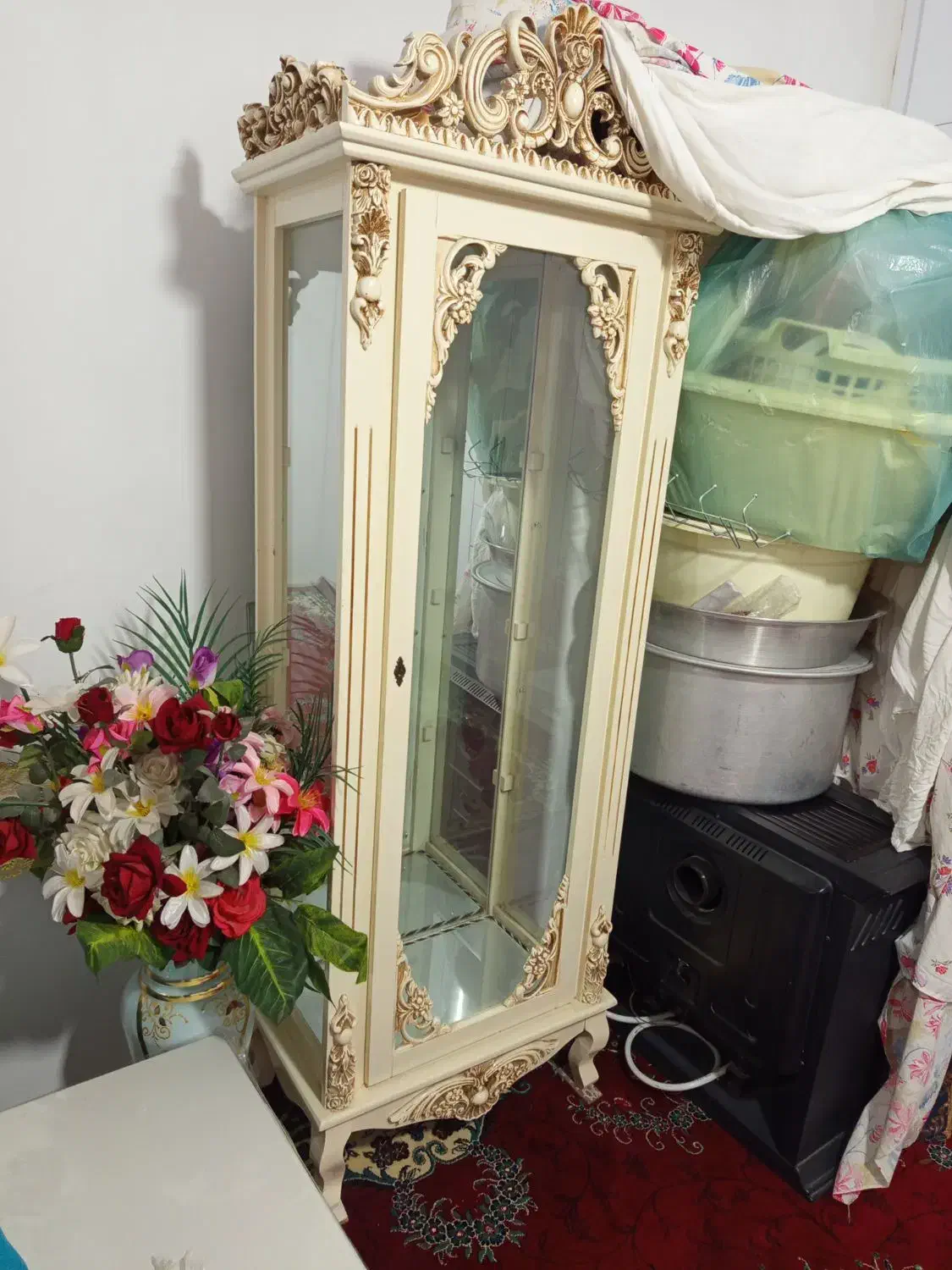 بوفه سالم|بوفه، ویترین، کنسول|تاکستان, |دیوار