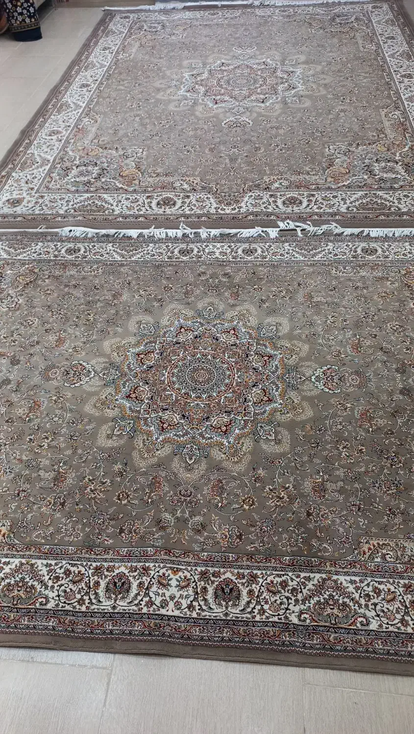 فروش دو تخته فرش گردویی|فرش|سنندج, |دیوار