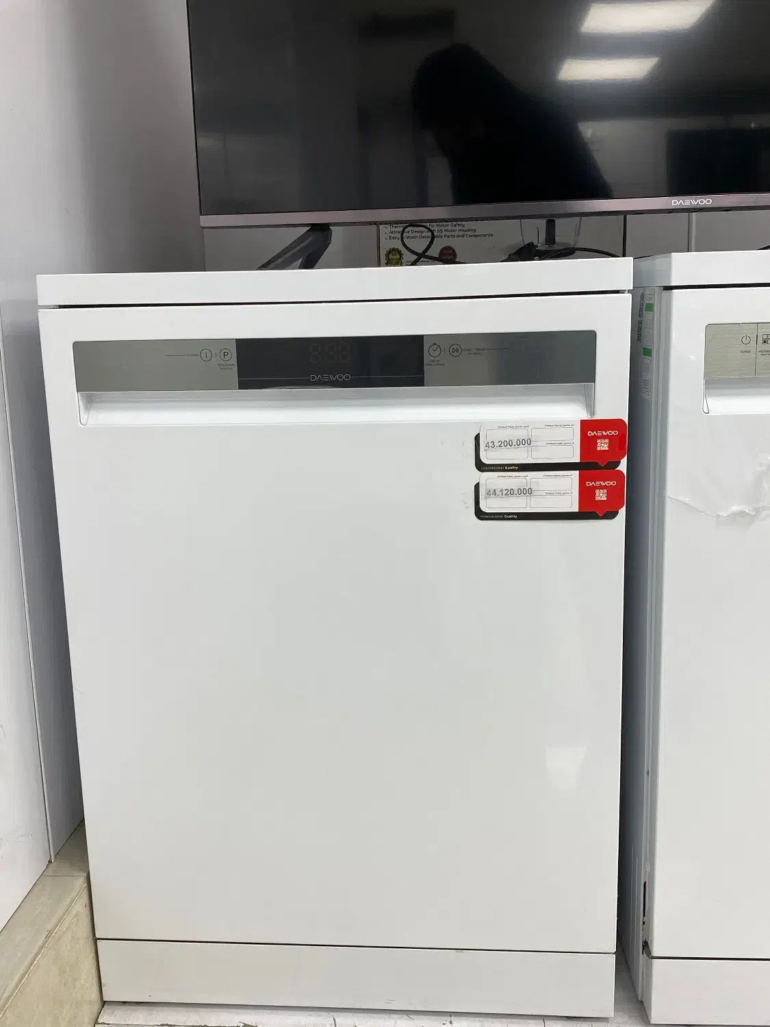 ظرفشویی دوو ۱۲نفره مدل گلوسی۱۱۰رنگ سفید|ماشین ظرفشویی|تهران, میدان ولیعصر|دیوار