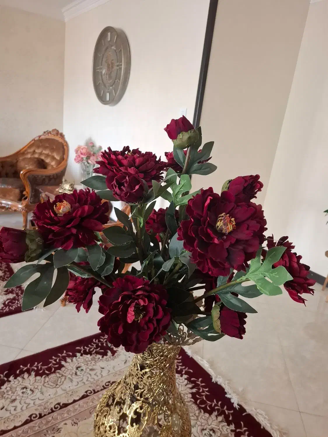 گل تزئینی|گل مصنوعی|کرج, چمران|دیوار