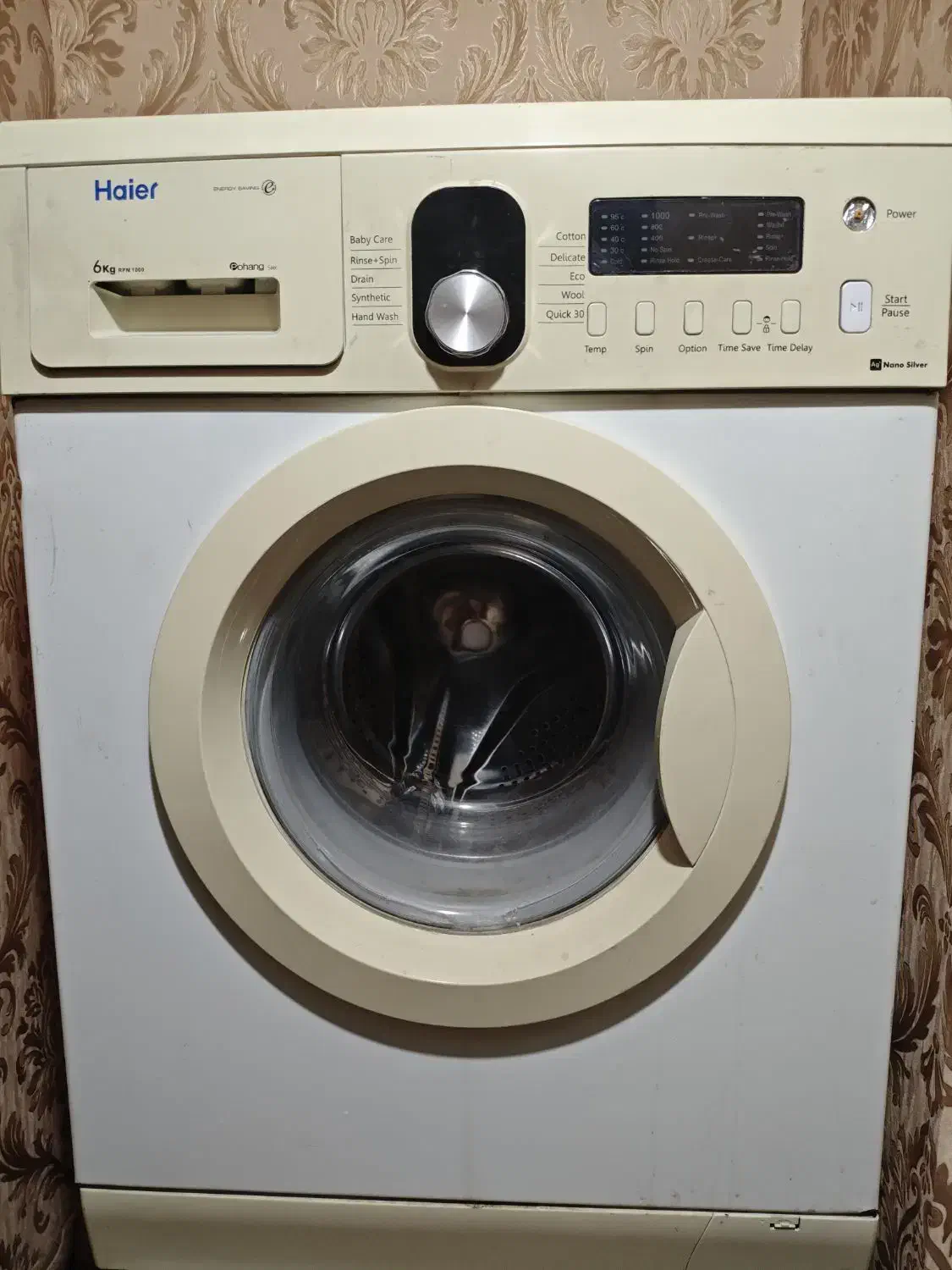 لباسشویی Haier|ماشین لباسشویی و خشک‌کن لباس|قم, شهرک قدس|دیوار