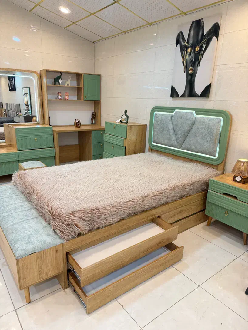 سرویس خواب نوجوان الماس - سرای شاهکار|تخت و سرویس خواب|یزد, |دیوار