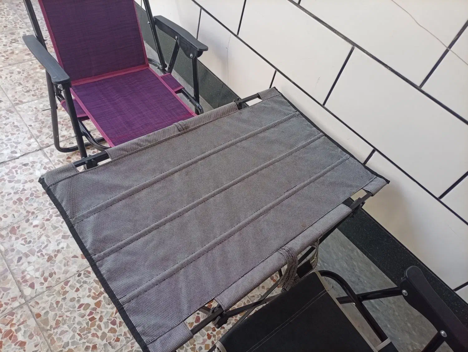 فروش میز و صندلی تاشو استراکچر نو|میز و صندلی غذاخوری|ایذه, |دیوار