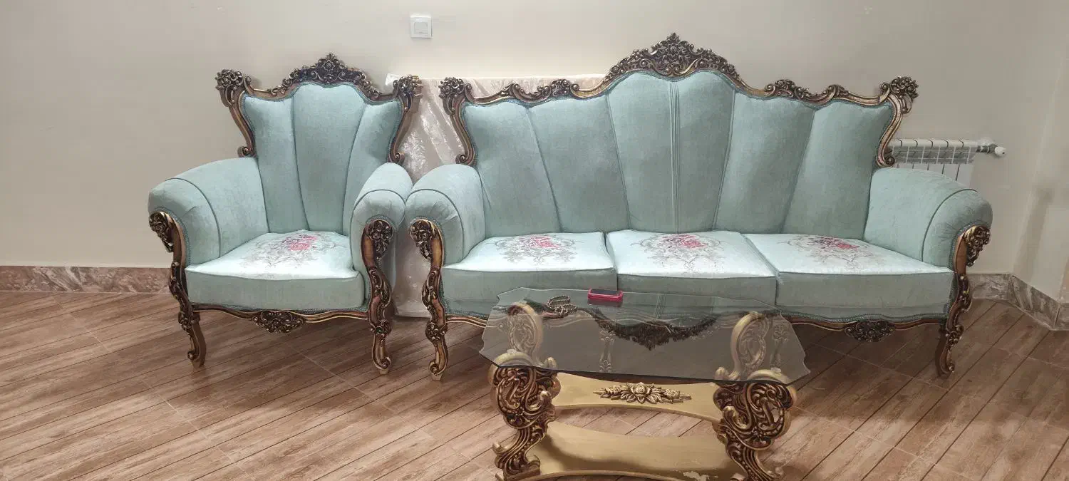 مبلمان استیل ۷نفره|مبلمان خانگی و میز عسلی|پاکدشت, پاکدشت (مامازند)|دیوار