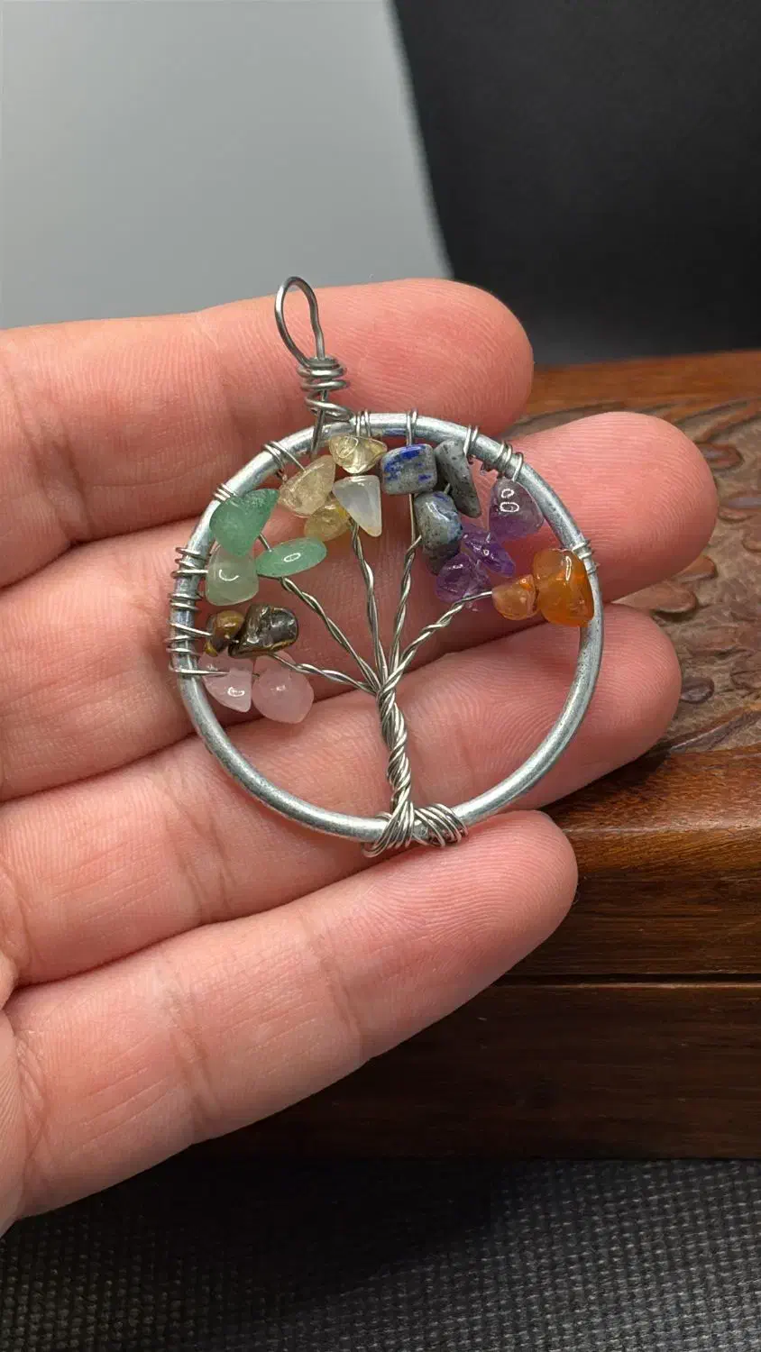 آویزِ گوهرسنگِ هفت چاکرا|جواهرات|ورامین, ورامین|دیوار