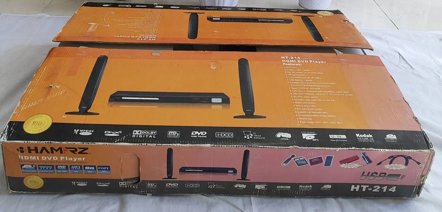 دی وی دی در حد نو نیازمند تسمه|پخش‌کننده DVD و ویدیو|شهرضا, |دیوار