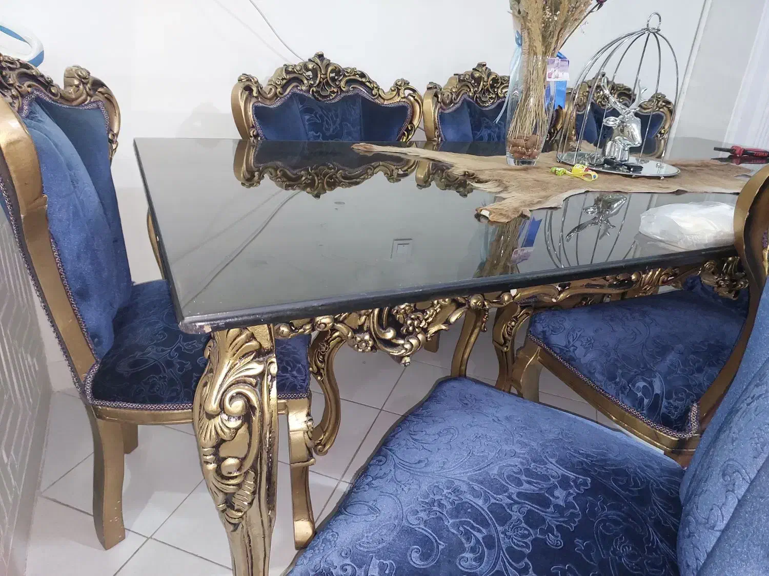 میز ناهار خوری|میز و صندلی غذاخوری|مشکیندشت, |دیوار